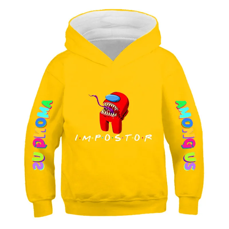 

Among Us hoodies Clothes Kids Long Sleeves New Boy Girl Fashion Sweatshirts 2021 Autumn Winter Child hot sale Impostor Hoodies