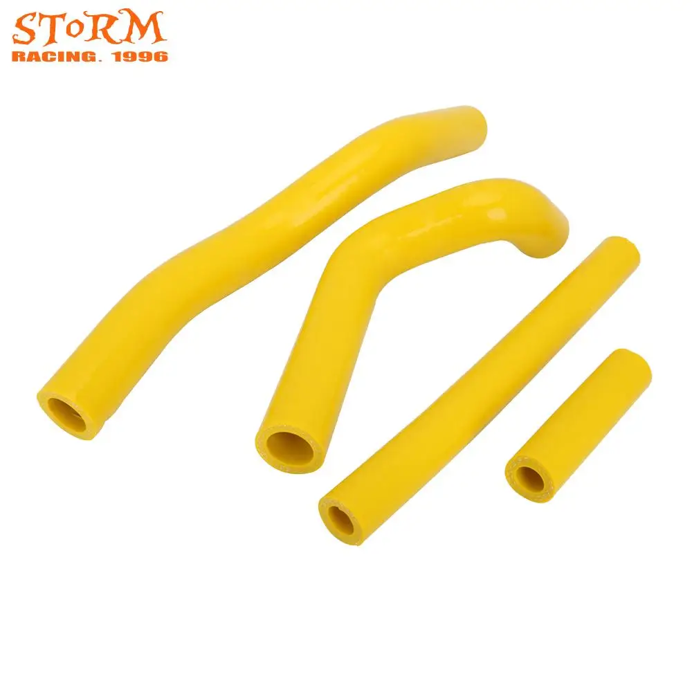 Желтый силиконовый радиатор для мотоцикла водонагреватель охлаждающий водяной