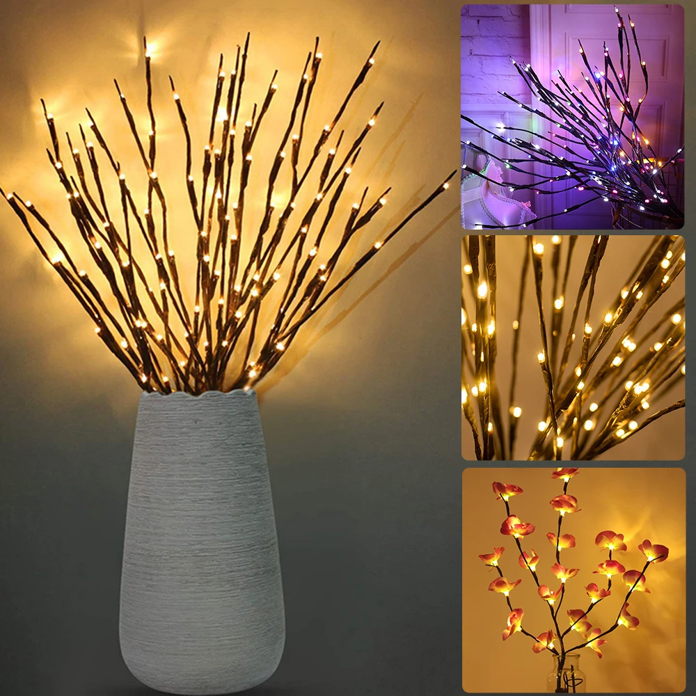5 шт./лот 20 светодиодов ветви дерева световая гирлянда Орхидея вишня в цвету