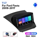 Автомагнитола для Ford Fiesta 2009-2017 Android 2 Din мультимедийная стерео-навигация GPS автомобильный DVD-плеер BT Navi wifi