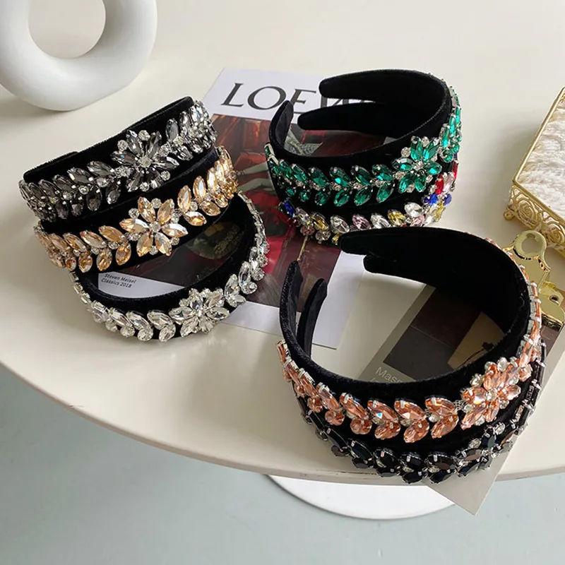 Роскошные повязки на голову в стиле барокко модные аксессуары для волос Женская