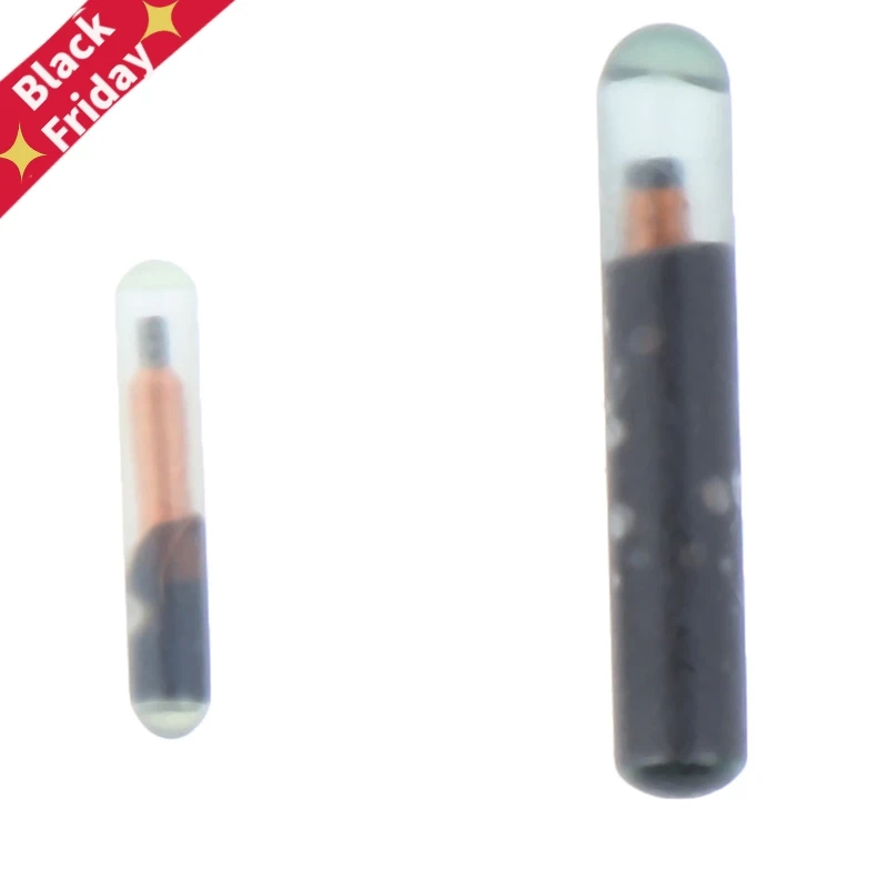 125 кГц/134,2 кГц 2,12*12 мм/1,25*7 мм микрочип животных RFID тег с EM4305 чип ISO11784/5 FDX-B для рыб собак кошек