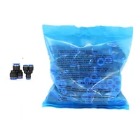 100pcs Pipe Fittings Plastic Pneumatic Connector Fitting Quick Push for Air Water Connecting PY PW Connect 4 6 8 10 12mm Y Shape