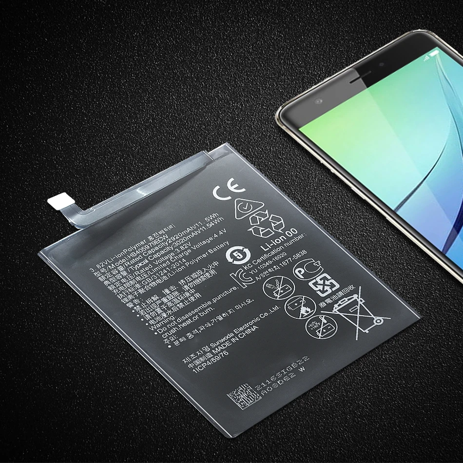 3020 мА/ч, HB405979ECW Аккумулятор для Huawei Y6 /Y6 Pro /НУА Вэй слава 6 играть MYA-L11 MYA-L41 MYA-L03 L23 L02 L22