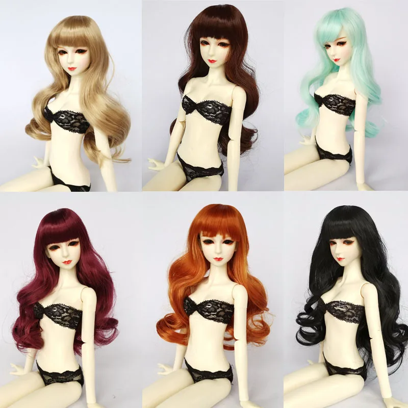 

BJD doll wigs wave Long ROME curly hair wig for 1/3 BJD SD DD female girl doll High temperature fiber bjd wig doll accessories