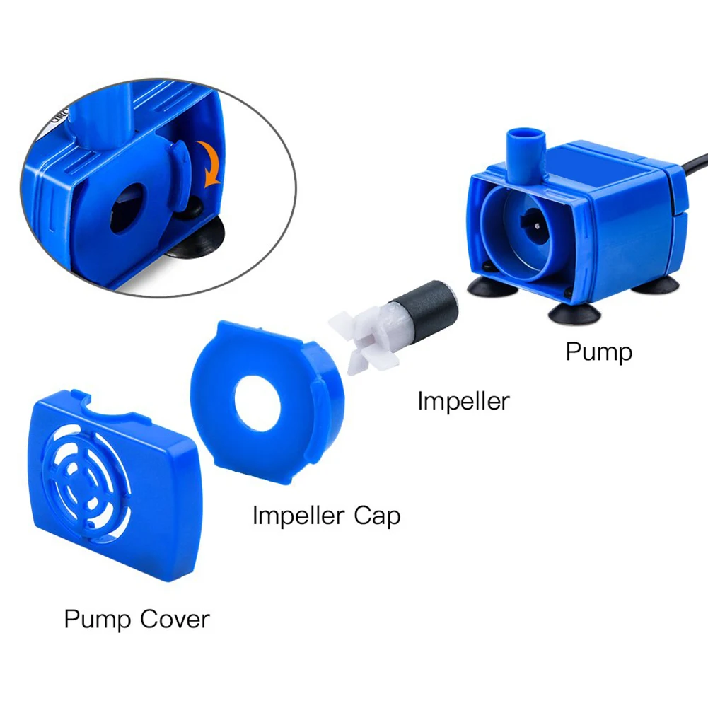 

Pet Cat Silent Submersible Electric Drinking Fountain Water Pump Replacement