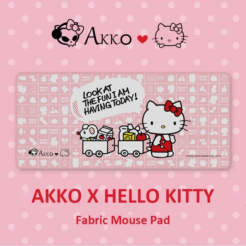 

Original AKKO Kitty Cat Fabric Rubber Gaming Mouse Pad Large Computer Mousepad 900x400x4 Big Mouse Mat XXL Mause Pad Laptop Desk