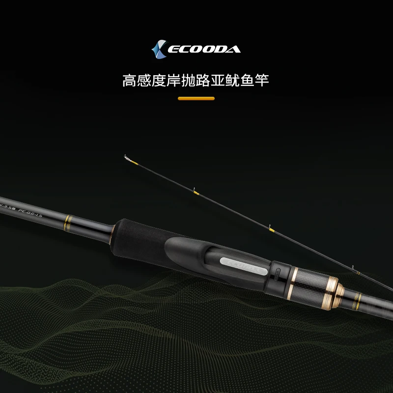 ECOODA Новые полные части Fuji кальмарная Удочка 2,56 м Шор метание удочка для ловли кальмара/2,1 м лодка метание удочка для ловли кальмара креветка-приманка