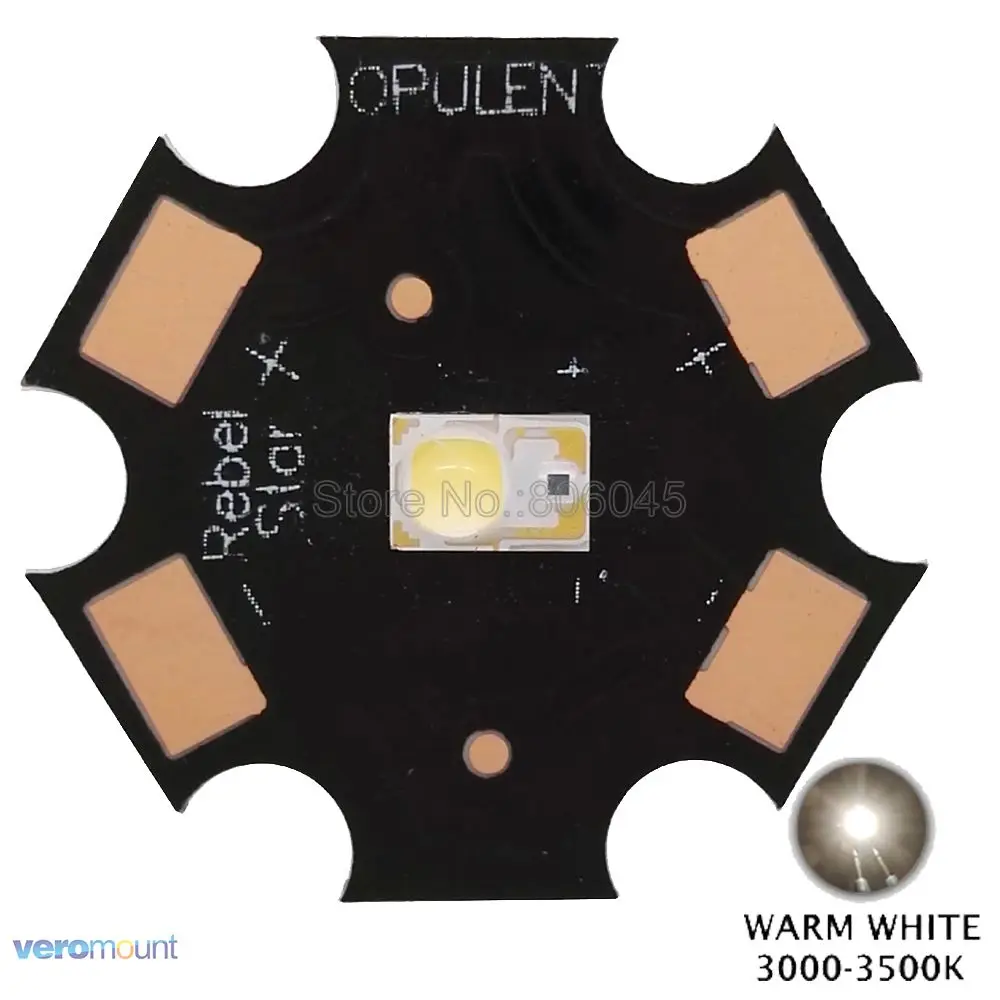 

Veromount 10x Rebel ES 3 Вт светодиодные лампочки RGB 20 мм