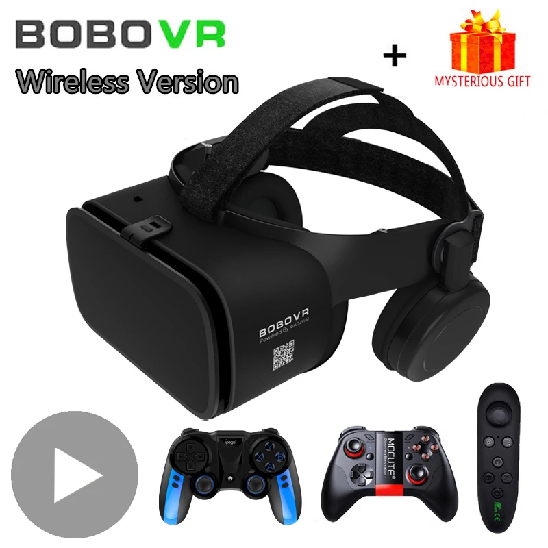 Bobovr Bobo VR Z6 Smart 3 D Casque Viar Bluetooth 3D очки Виртуальная реальность гарнитура шлем линзы