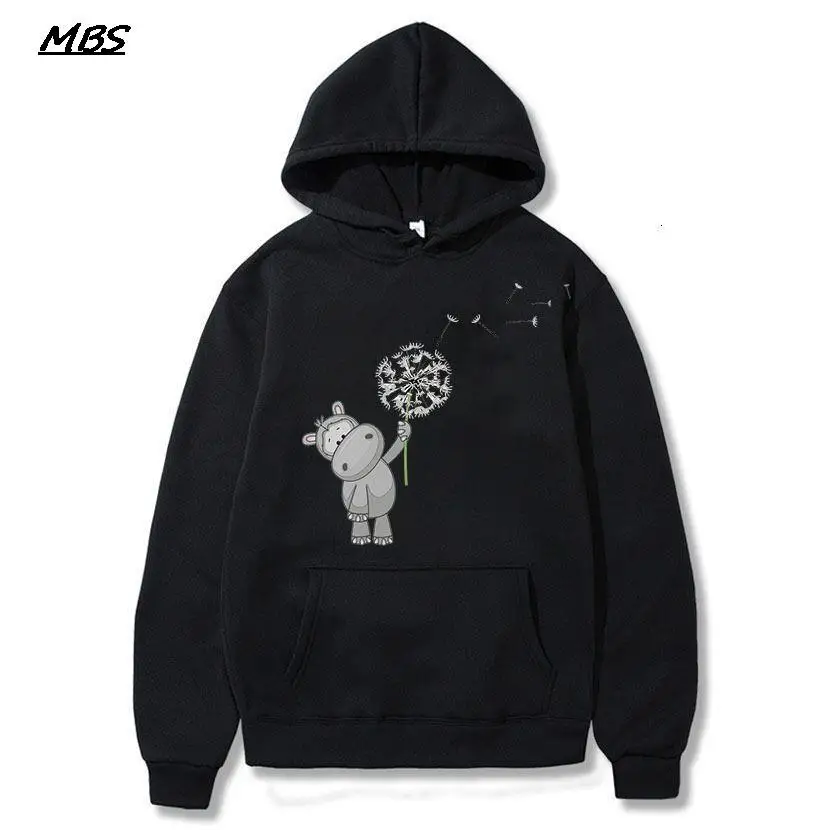 

Fashion Design Bear Dandelion Unisex Hoodie Popular Street Sweatshirts Oversized Harajuku Cartoon Bear Dandelion Women Pullovers