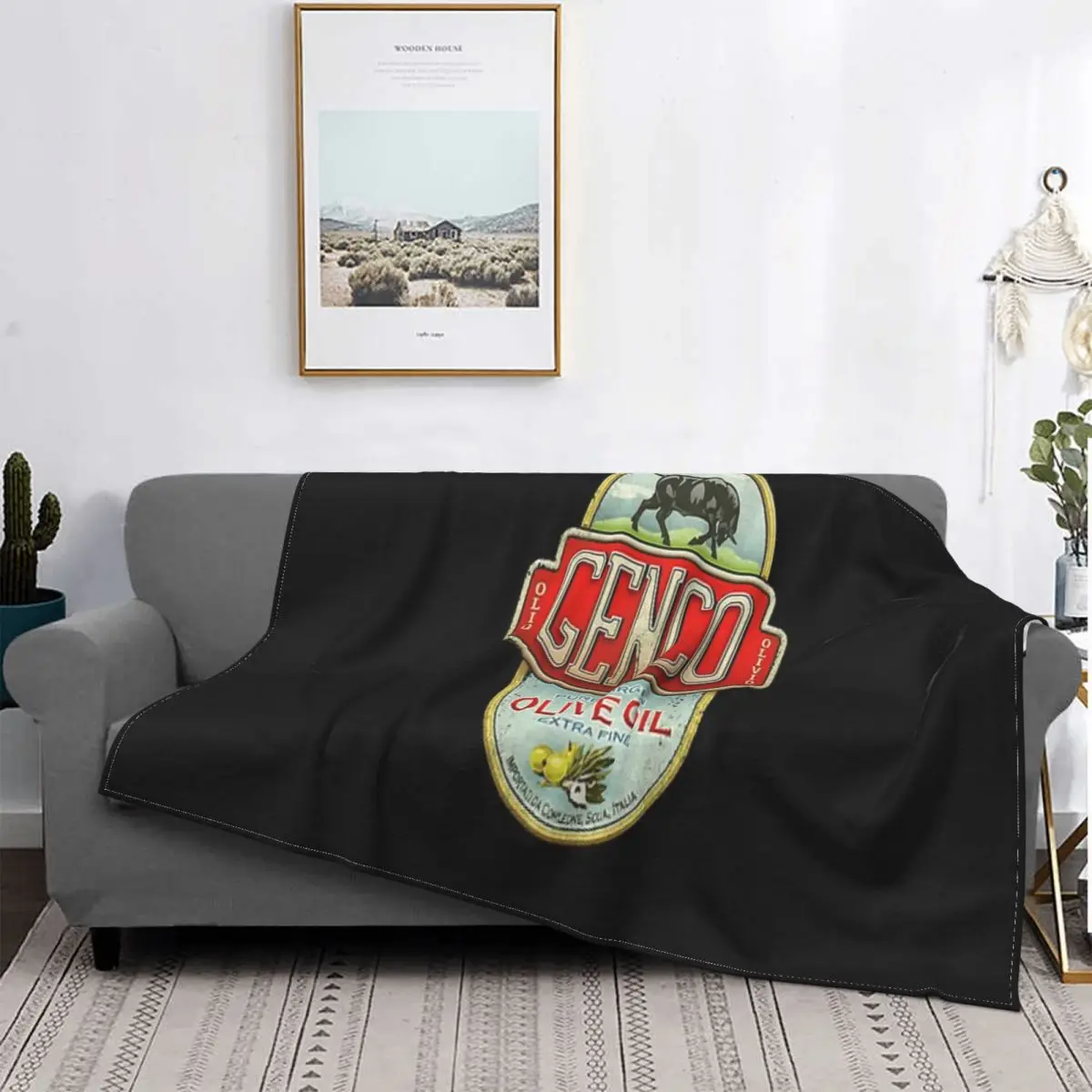 

El padrino-manta Genco Olive Oil Co, colcha para cama