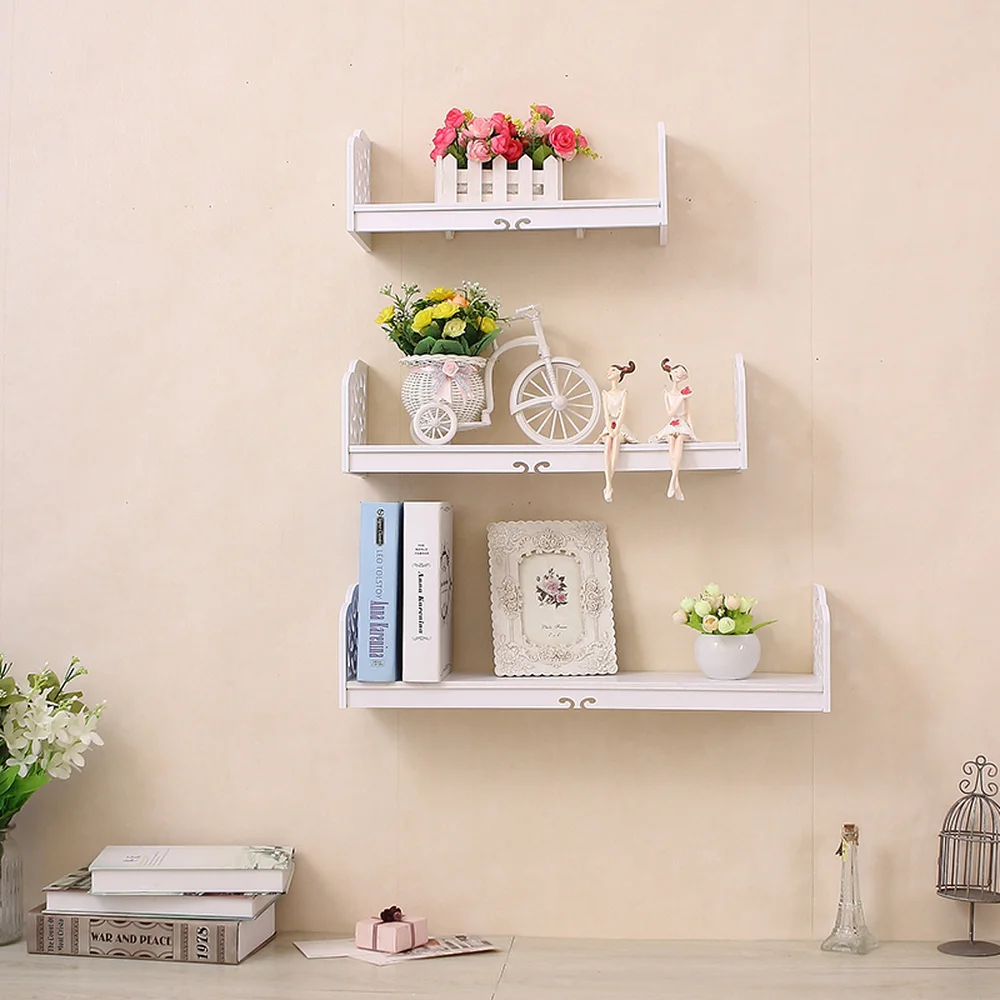 Креативная внутренняя настенная полка в скандинавском стиле для гостиной