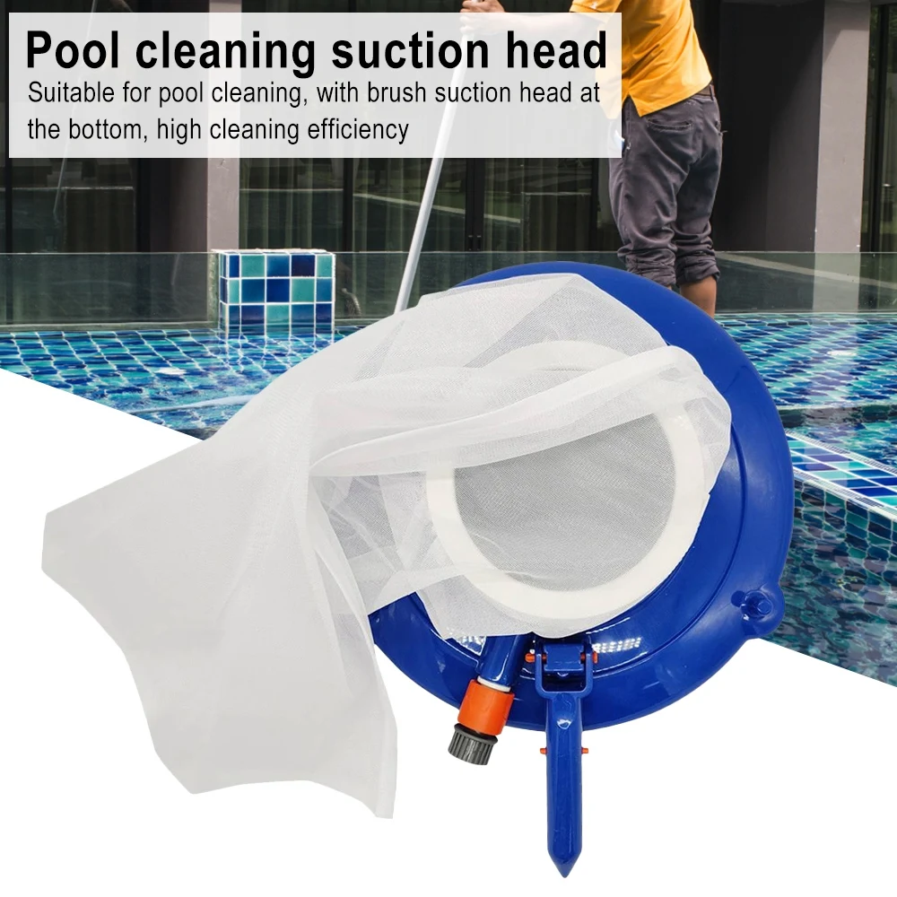 

Swimming Pool Leaf Vacuum Cleaner With Brushes Swivel Wheels Filter Bag Cleaning Suction Head Pool Cleaner Ground Inground Pools