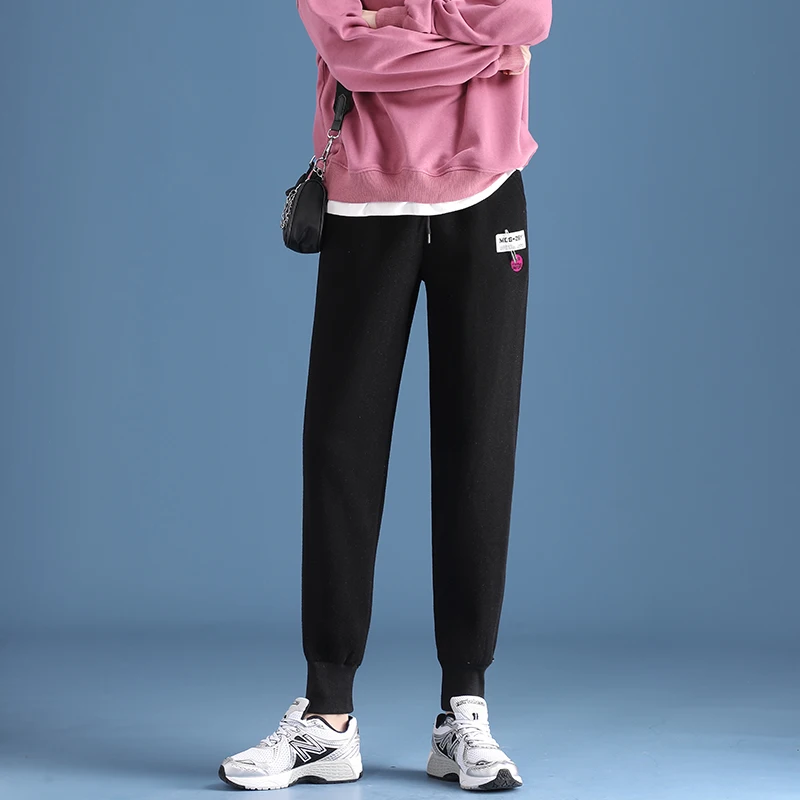 Новинка Дешевые Осенние легкие женские тренировочные штаны модные обтягивающие