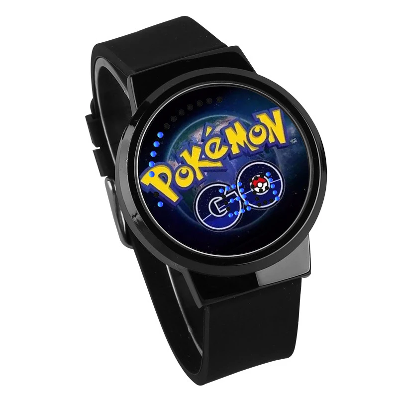 Последние для POKEmon GO PLUS светодиодный сенсорные часы высокого качества Сенсорное время и дата