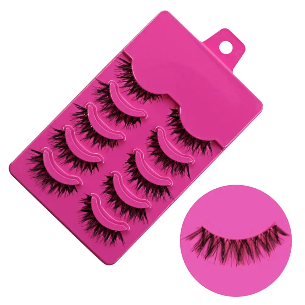 Набор Натуральных накладных ресниц для макияжа набор густых безопасных и