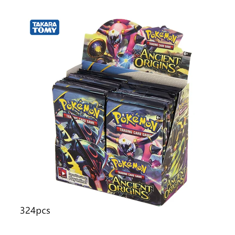 Tarjetas inglesas evoluciones de Pokemon 324, unids/caja, TCG: sol y luna, enlaces irrompidos, amplificador de voltaje vivo, caja, juego de cartas comerciales-3