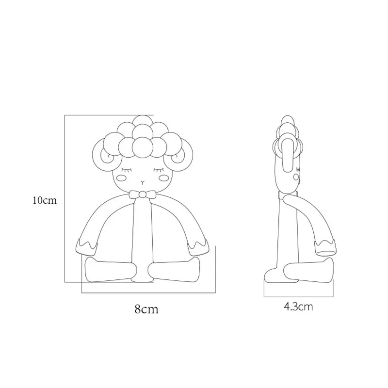 1 шт. трехмерные Силиконовые Прорезыватели Для овец и коров пищевые силиконовые