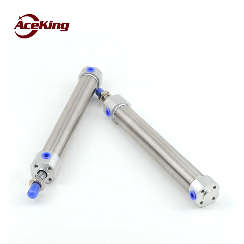 Мини-цилиндр из нержавеющей стали MG20/25/32/40 250/300-25/50/75/100/150/200/300/500 Малый магнитный