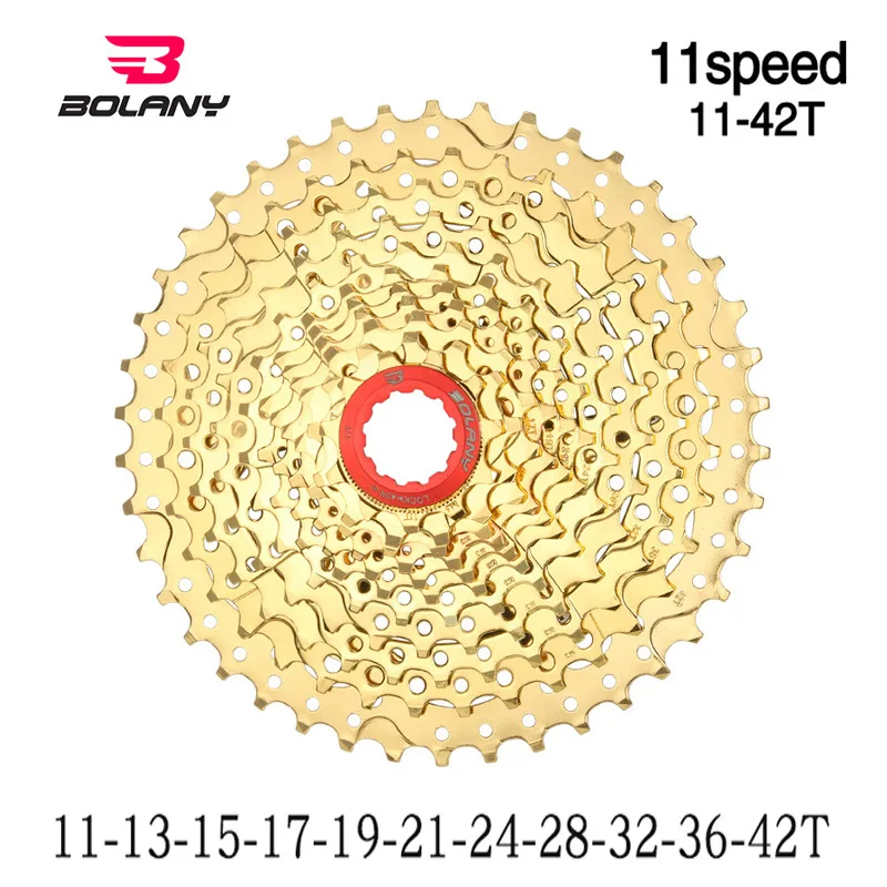 Кассета Bolany mtb 11 скоростей 11-50T 46T 42T Золотой горный велосипед свободное колесо