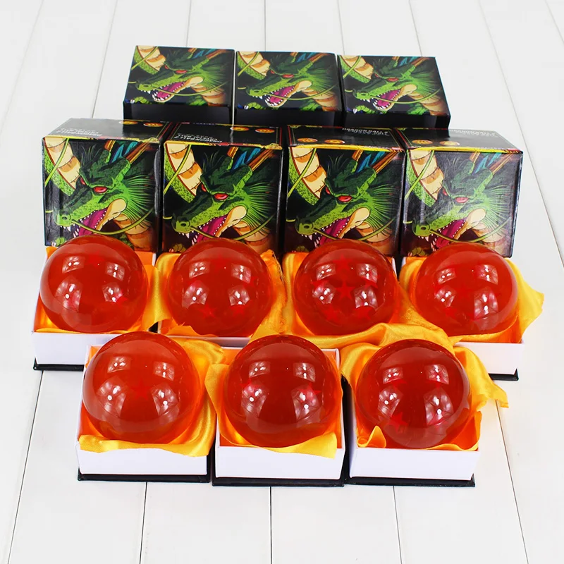DragonBall большой размер 7 5 см звезд хрустальный шар шары Dragon Ball Z модель куклы
