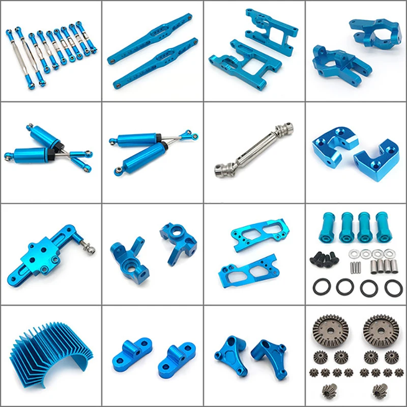 Wltoys 12428 12423 Радиоуправляемый автомобиль все обновленные металлические детали
