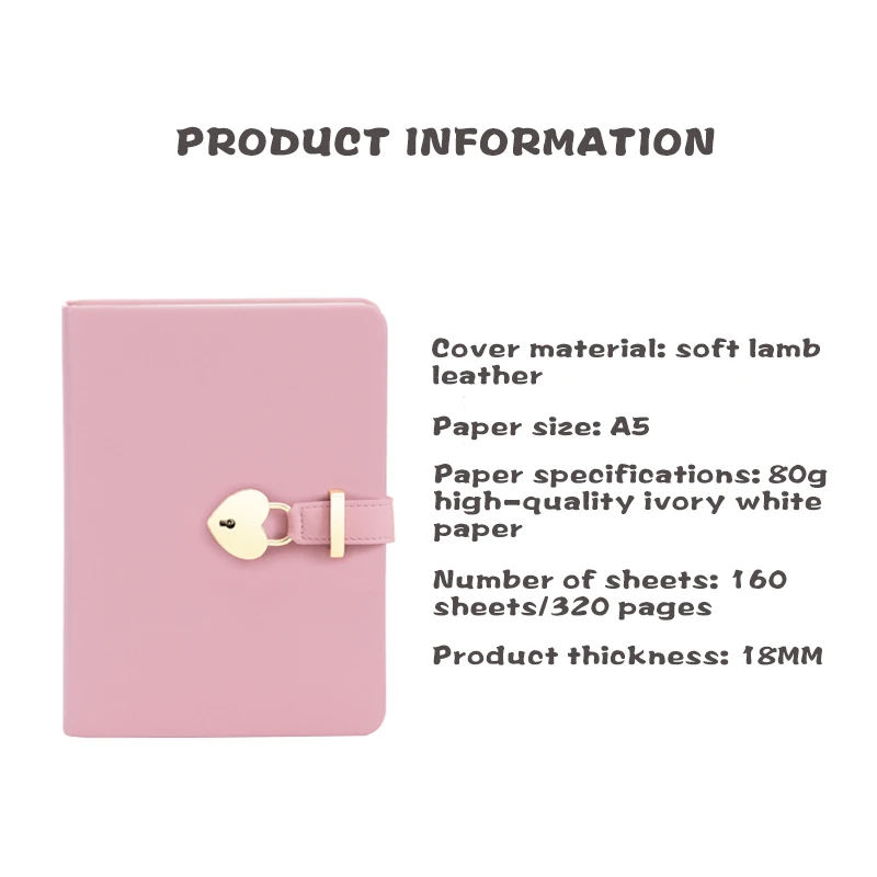 

Kawaii Thick Paper Notebook Notepad Lambskin Bible Diary Book Journal Agenda Planner School Office Stationery Supplies girl gift