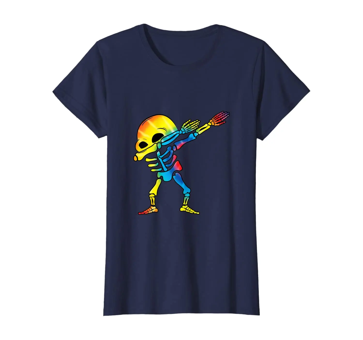 

Halloween Skeleton Dab Skull T-Shirt New Arrivals Summer Cool Women Tee 2020 Breathable All Cotton Short Sleeve T Shirt