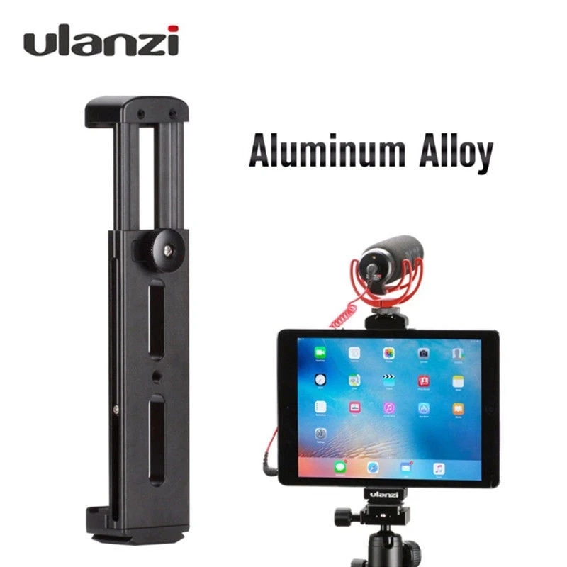

Алюминиевый штатив Ulanzi U-pad Pro с адаптером холодного башмака, зажим для планшета, зажим, подставка-держатель для iPad Pro Mini светильник, подставка...