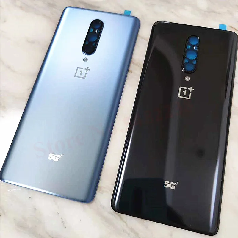 100 original battery cover for oneplus 8 verizon uw 5g 18 uw 5g case rear housing door back cover mobile phone shell case free global shipping