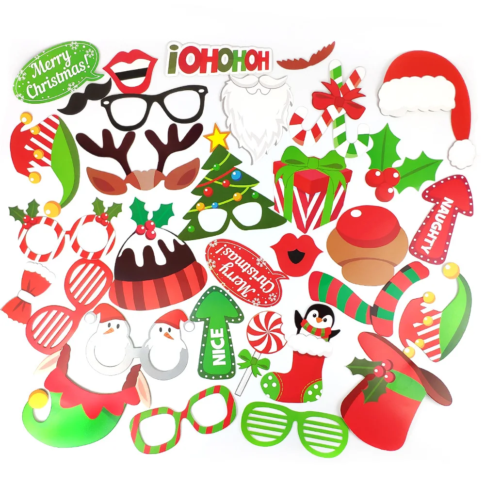 48pcs/lot Mreey Christmas Home Decoraton Santa Clause Helium Party Balloons Xmas Happy New Supplies Photo props | Дом и сад