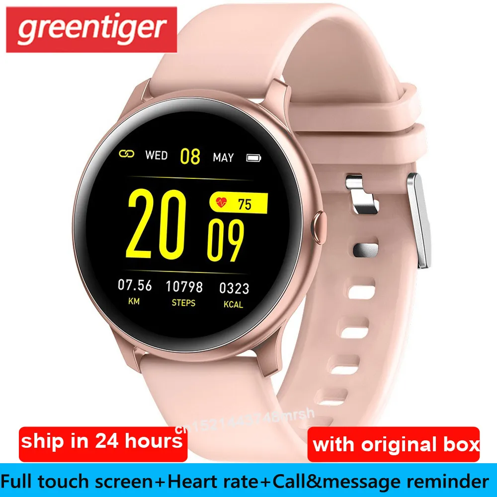 KW19 Смарт часы Для женщин фитнес трекер для измерения сердечного ритма умный