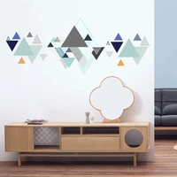 geometric patterns minimalist wall decal combination home decor mural sofa for living room tv background stickers