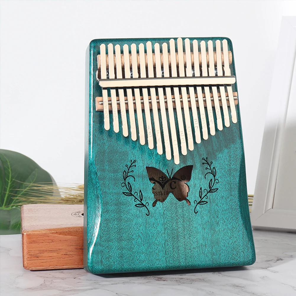 

Kalimba 17 Key Portable Thumb Finger Piano Mahogany Musical Instruments Calimba Mbira Gift For Child Adult Beginner Kalimba