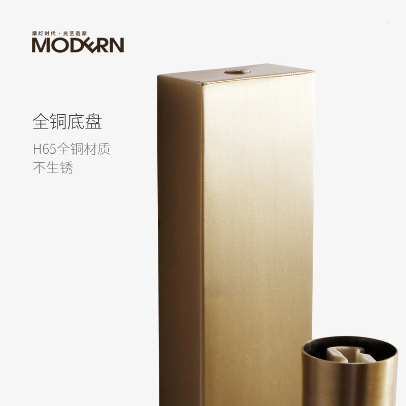 Modern crystal glass tube golden LED wall lamp light sconce hotel foyer bathroom bedroom bedside big gold | Освещение