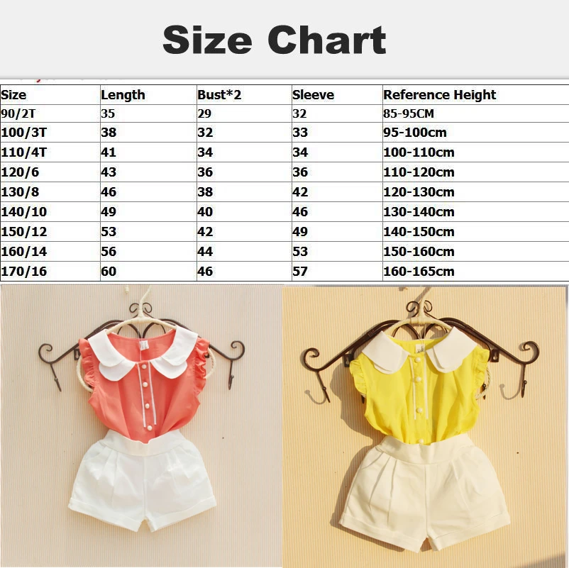 Блузка для девочек летняя детская одежда однотонная шифоновая рубашка с