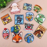 candles patches thermal iron on transfer embroidered appliques for dresses animals patch heat adhesive clothing sticker clothes
