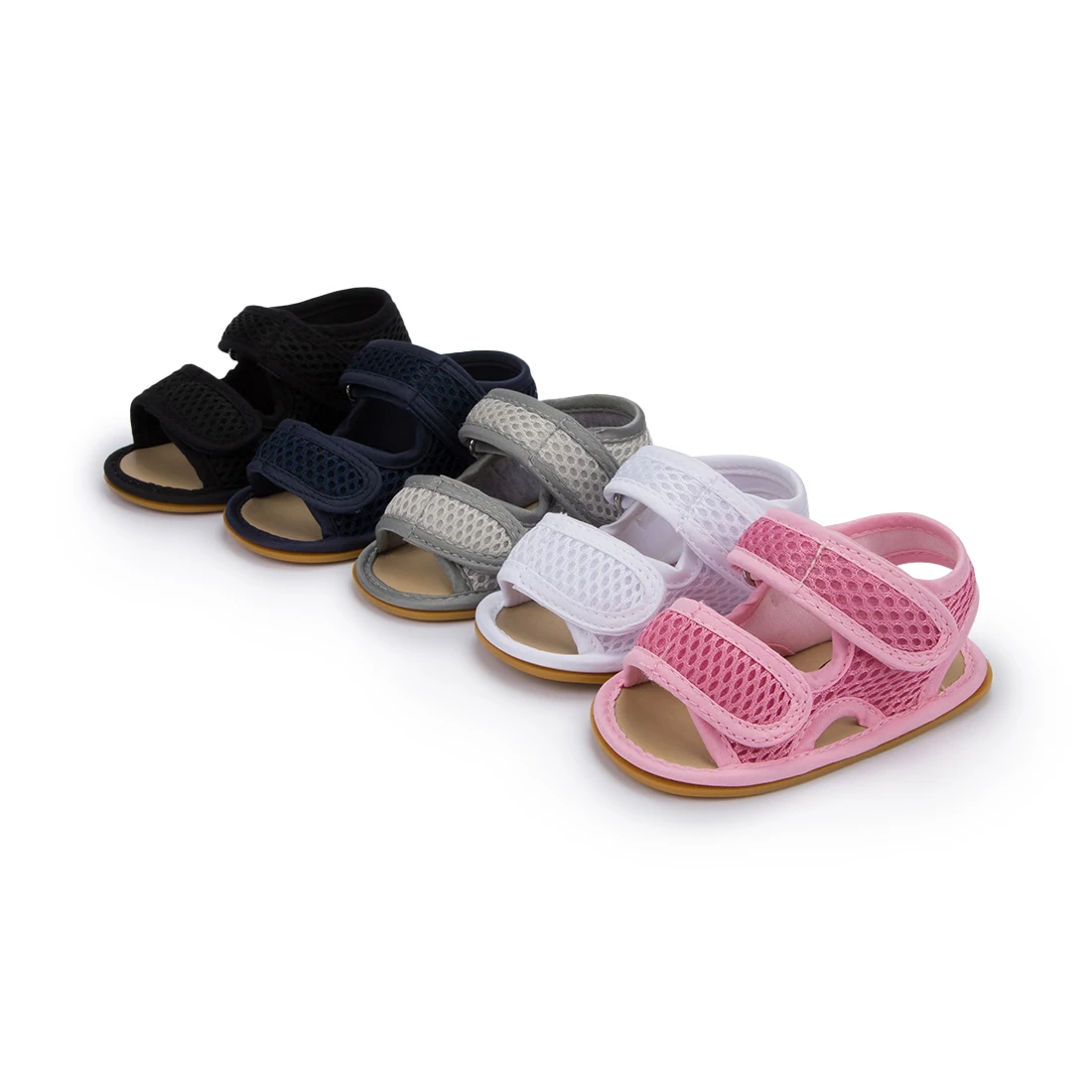 

Baby Girls Boys Sandals Premium Soft Anti-Slip Rubber Sole Infant Summer Outdoor Shoes Toddler First Walkers 0-18 Months