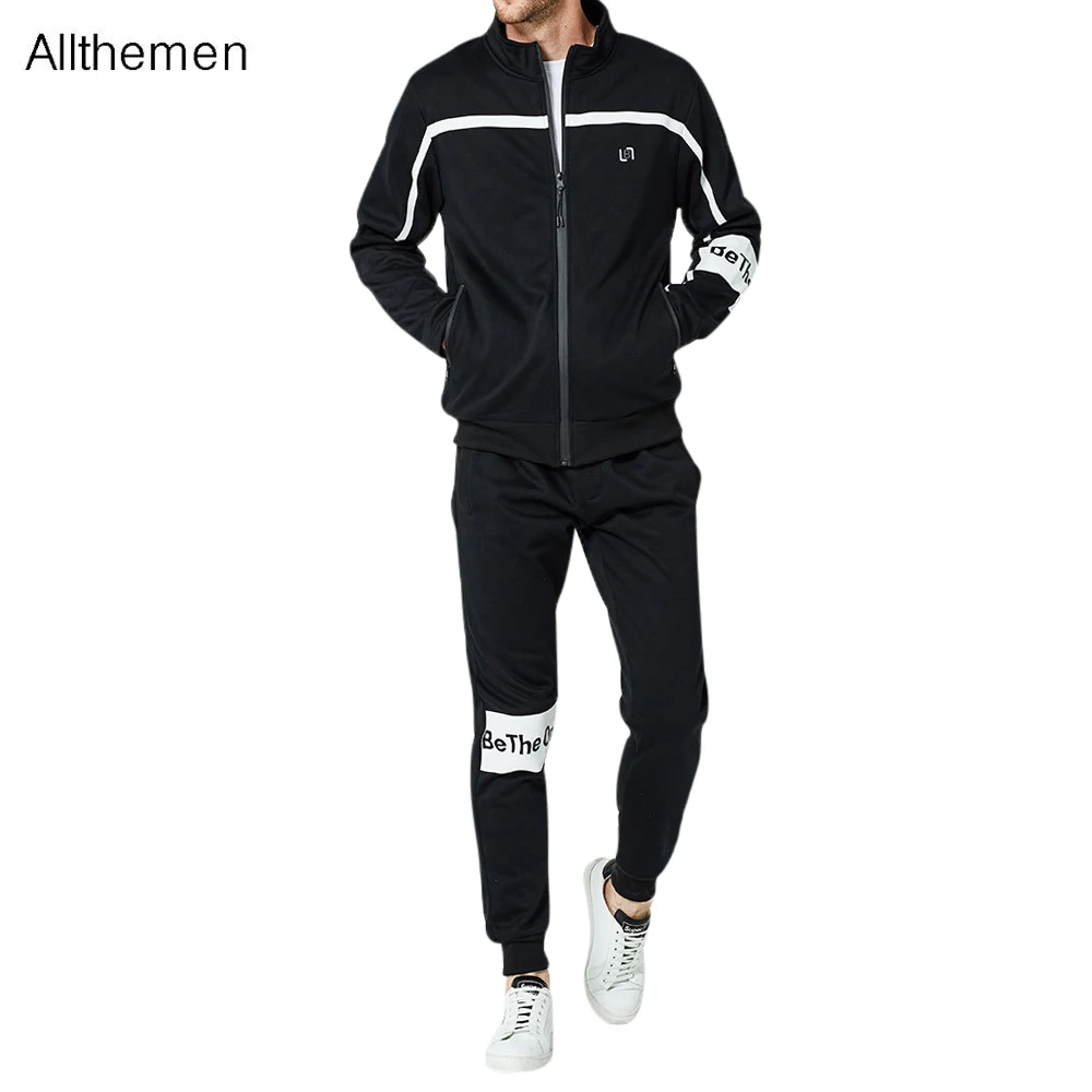 

Allthemen Sportwear For Man Fashion Sports Sets Simple Surprior Campus Cool Boy Outwear Gym Daily Exercise Men Streetwear Spring