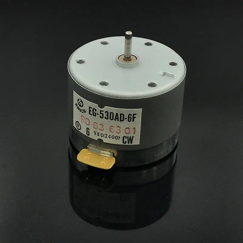 Мини MABUCHI EG 530AD 6F DC 6V CW 2400 об/мин магнитола магнитофон аудио Шпиндельный