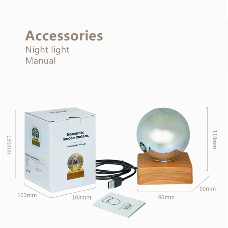 

LED colorful atmosphere table lamp 3D firework bedroom decoration bedside lamp starry sky USB night light holiday gift