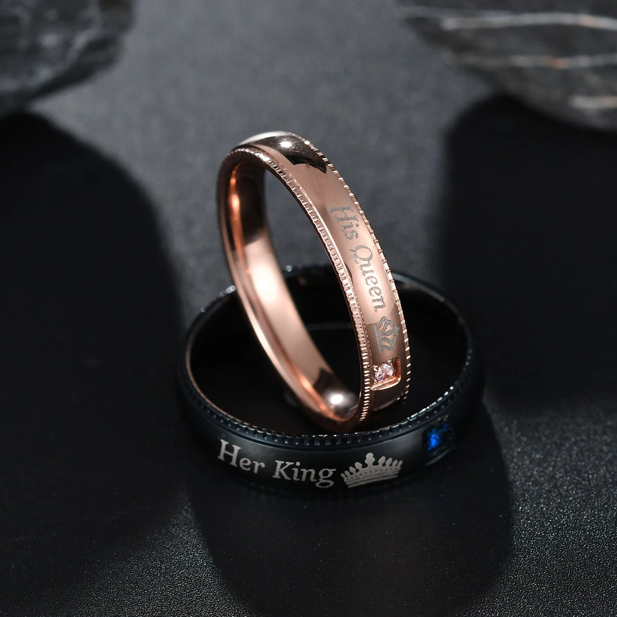 Новое циркониевое кольцо Diamon персональный модный дизайн парные влюбленные