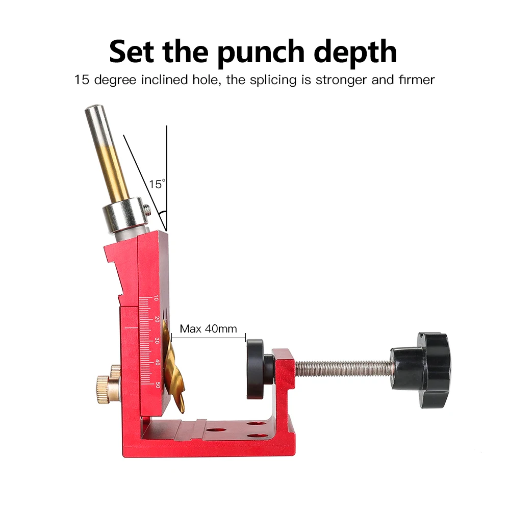 Карманный дюбель для деревообработки зажим дюбеля из сплава сверление по дереву