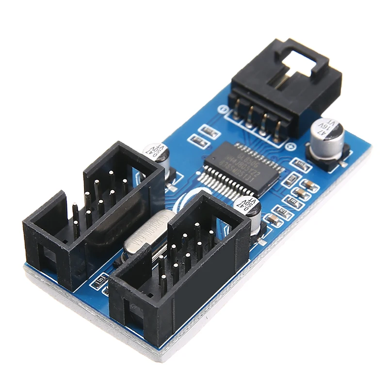 Новейший 9 контактный 30 см/1 фута USB кабель удлинитель для материнской платы 2 0 Male 1