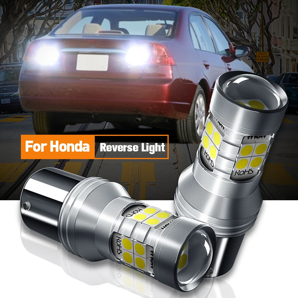 

2pcs LED Reverse Light Blub Backup Lamp P21W BA15S 7506 1156 Canbus No Error For Honda Accord 7 1998-2003 Civic 6 7 1994-2003