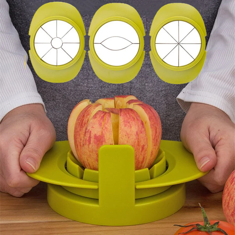 

Slicer Divider Set Cuts 8 Thin Apple Slices for Vegetables Tomato Potato Mango Cutter Slicer Kitchen Gadgets
