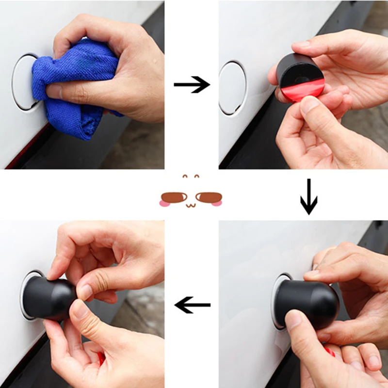 2 шт. автомобильные наклейки для защиты от столкновений 453 451 450|Наклейки на