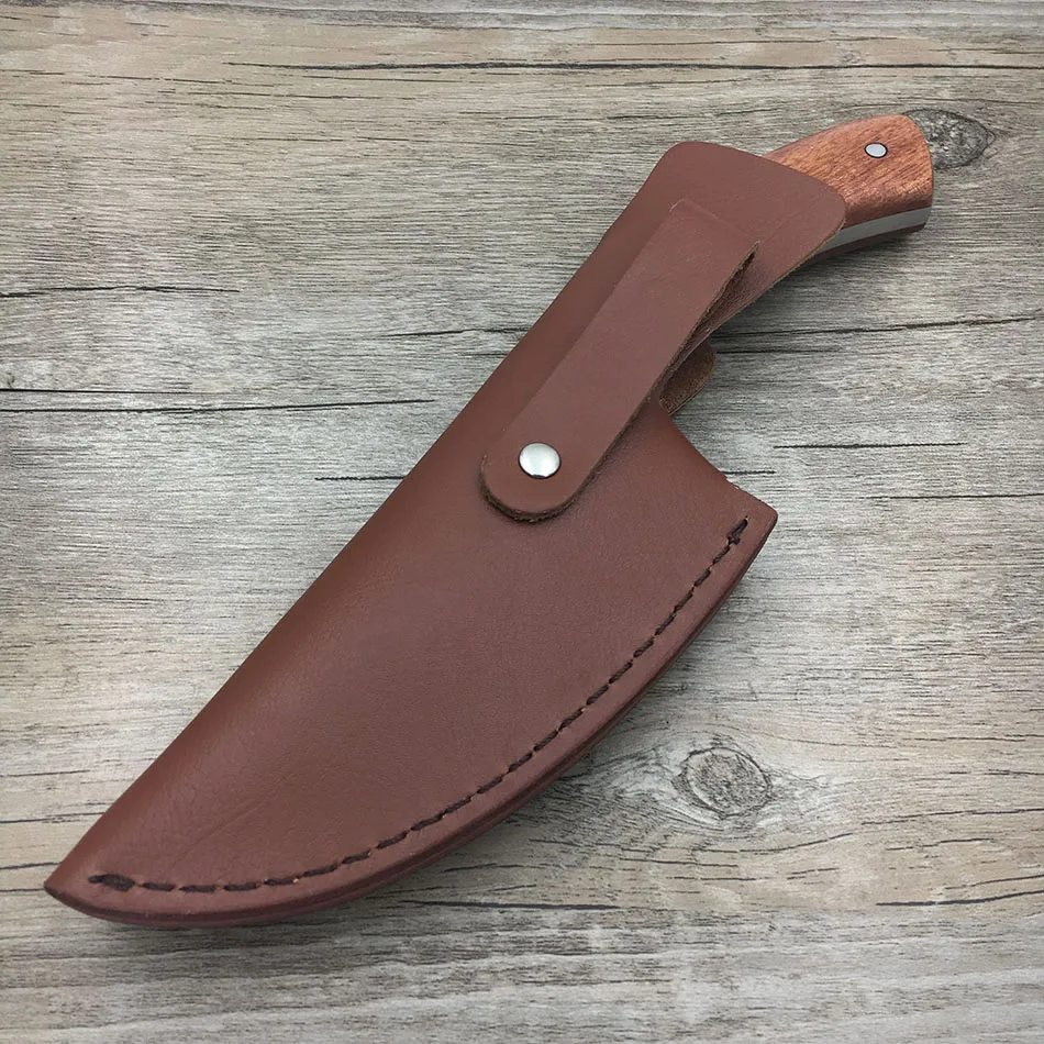 Острый нож из высокоуглеродистой стали ручной работы фиксированный охотничий