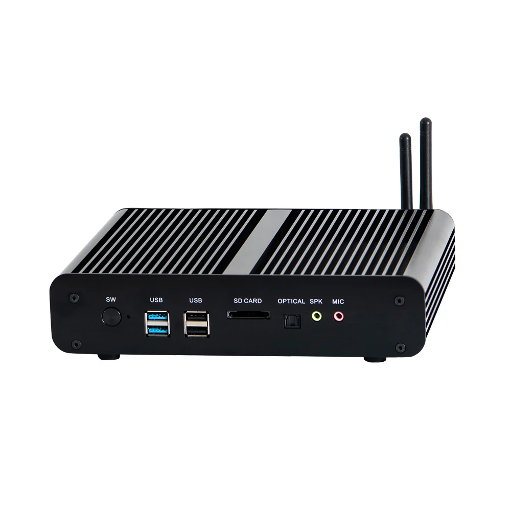 Topton новинка 7 го поколения Core i7 7500U Windows 10 безвентиляторный мини ПК 300 м Wifi